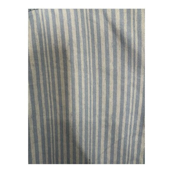 Style & Co Capri Pants Womens 16 Blue Striped Mid Rise Stretch Casual - Picture 2 of 5